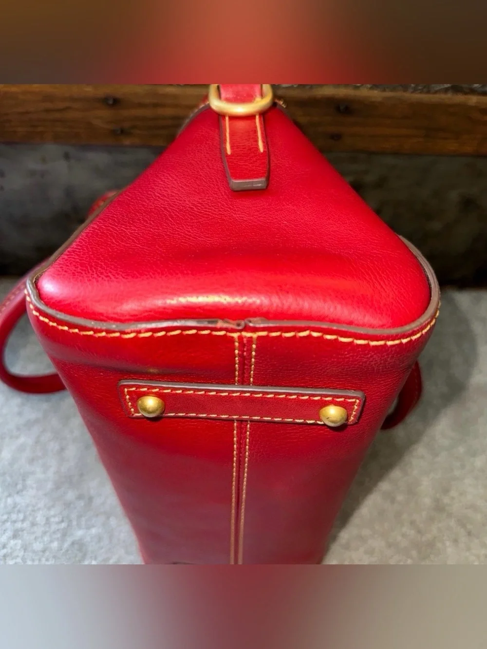 Dooney & Bourke Cameron Satchel in red